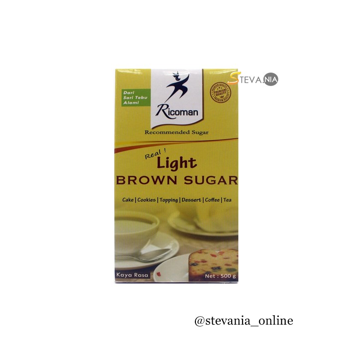 

Ricoman Light Brown Sugar 500gr