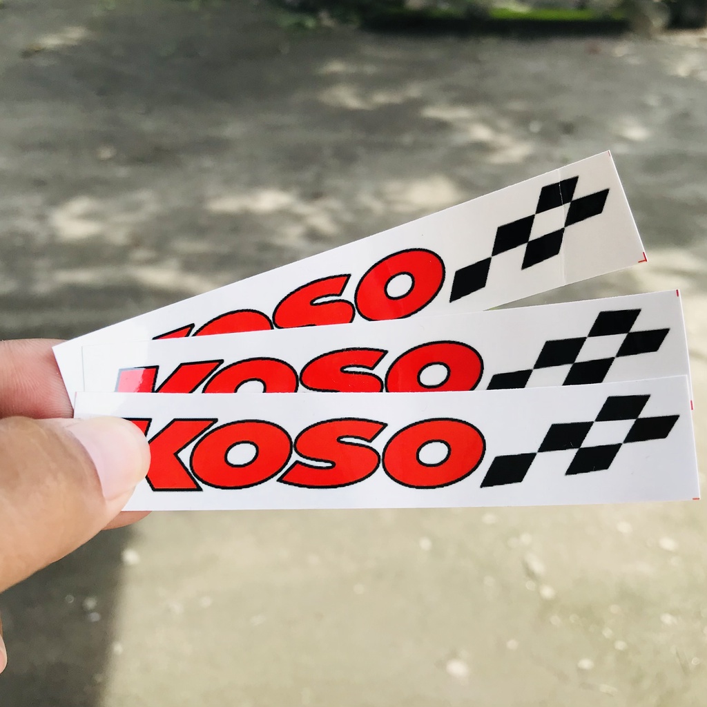 Stiker Motor Racing Herex Vynil Anti Air Bijian - KOSO