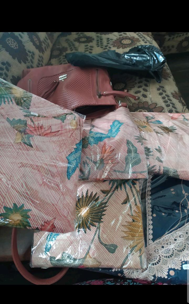 Couple Batik Keluarga || Setelan Couple Batik Ayah Ibu Anak Cewek