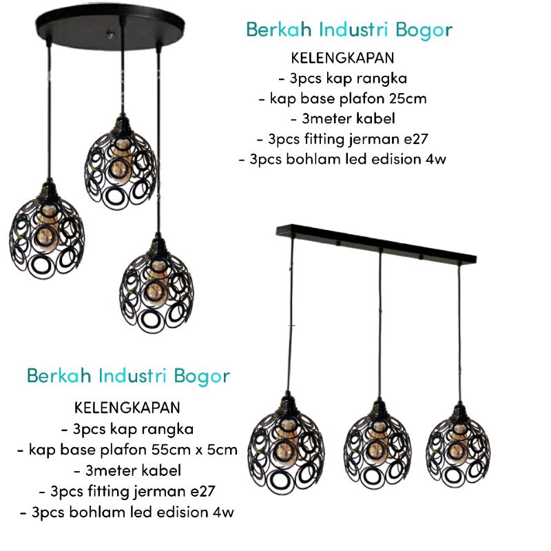 lampu gantung industrial