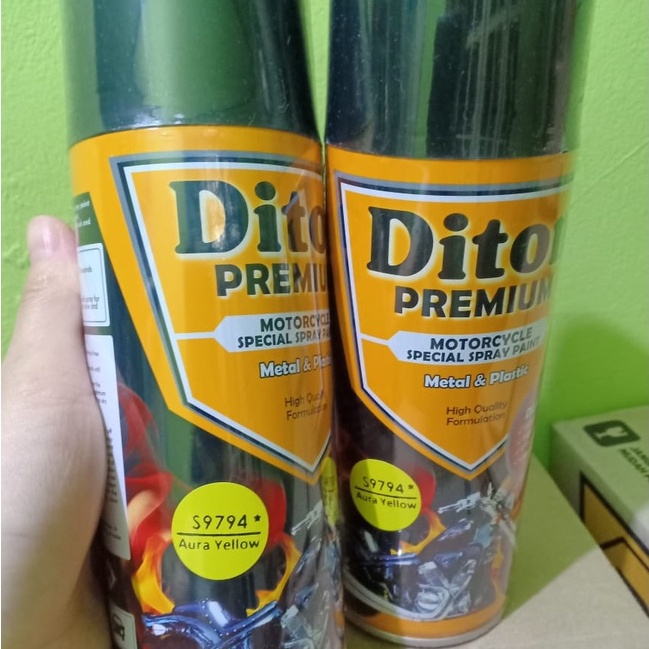 New DITON Premium  SUZUKI COLORS Pilok Pilox Cat Semprot S9794* Aura Yellow / 9794 Kuning Suzuki (400cc)