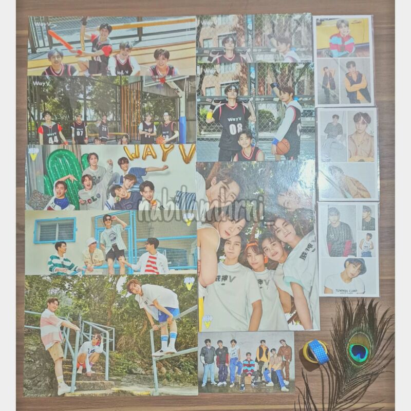Poster A4 Postcard Calendar Summer Vacation Kit & Season's Greetings 2020 WayV || Sumkit Sumvac SG20