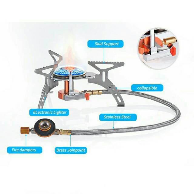 Naturehike kompor camping gas stove portable mini ultralight gunung no msr bulin brs firemaple