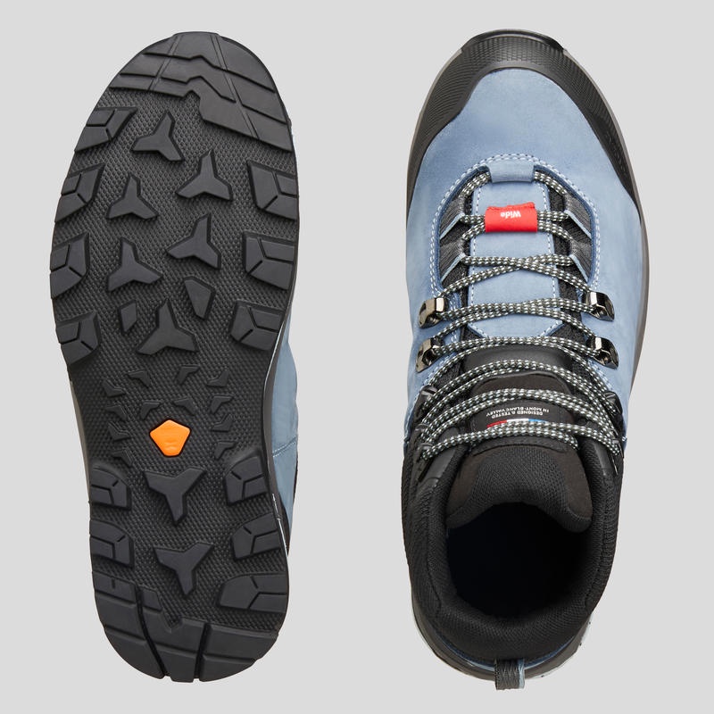 FORCLAZ TREK100 Sepatu Boot Kulit Wanita Hiking Trekking