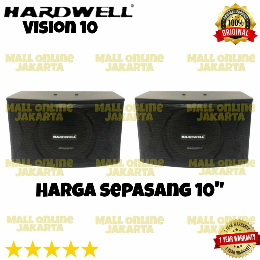 Speaker Pasif Hardwell Vision10 Original 10 Inch Vision 10 pasive