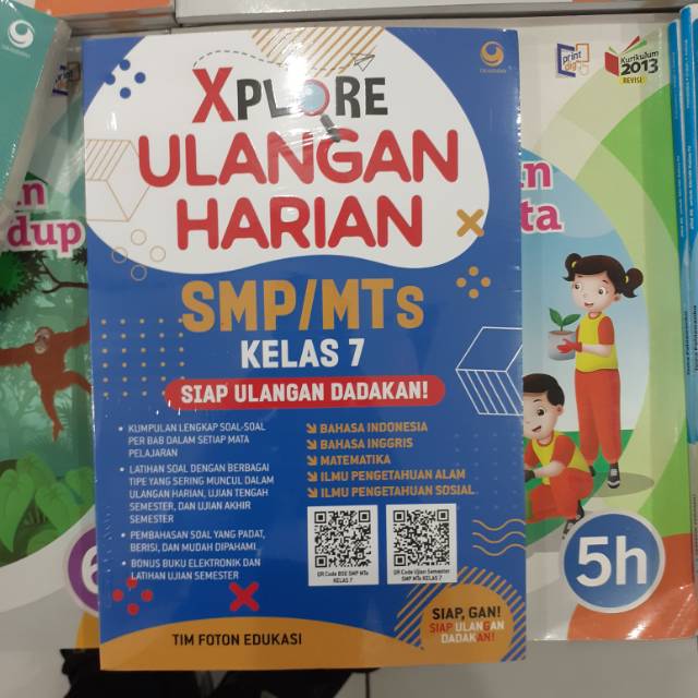 Buku Kumpulan Materi Soal Pembahasan Xplore Ulangan Harian Smp Mts Kelas 7 2020 Tim Foton Grasind Shopee Indonesia