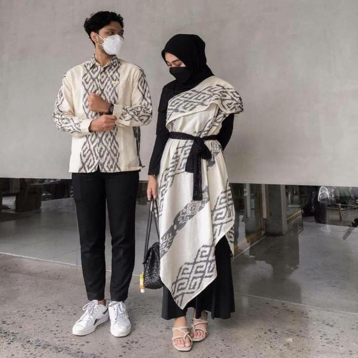 Muraaaahh.. Baju Tenun couple - couple tenun - set couple tenun - set couple kondangan - set couple 