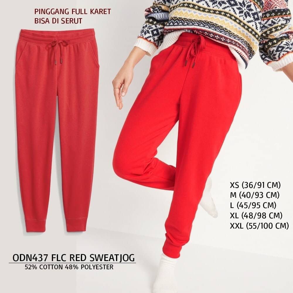 Celana Jogger Wanita Old Navy 437 Flc Sweatjog