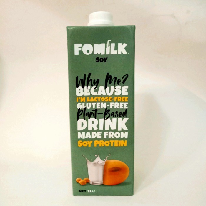 

FOMILK SOY MILK GLUTEN FREE 1L