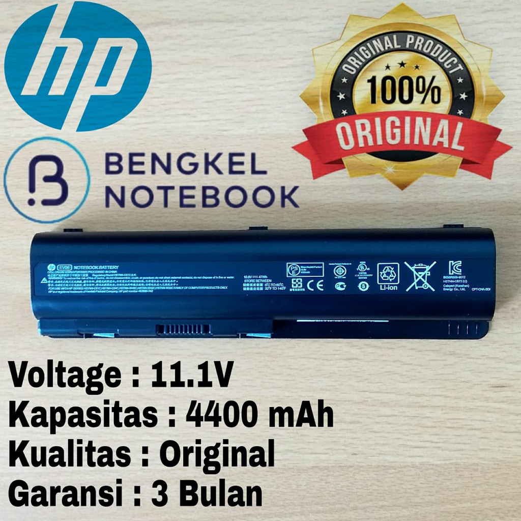 Baterai Compaq HSTNN-W49C HSTNN-Q38C HSTNN-W49C HSTNN-W50C HSTNN-DB72 HSTNN-IB72 HSTNN-UB73