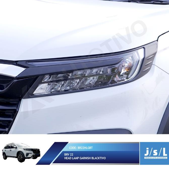All New BRV 2022 Headlamp Garnish Blacktivo JSL Cover Lampu Depan
