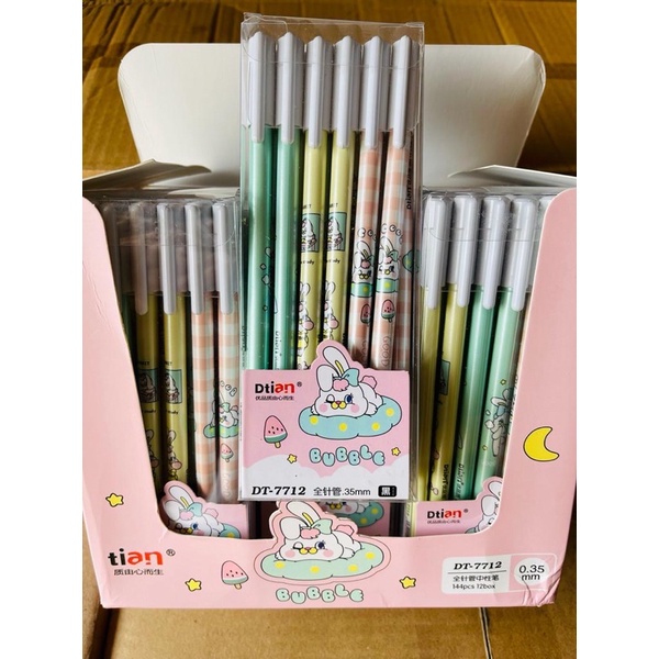 

pen gel motif bubble bunny isi 12