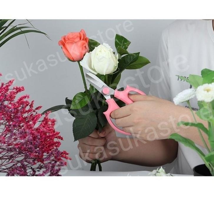 

바 Korea Flower Snip - Gunting bunga - Florist Korea Floral Scissors - Barang florist Trend
