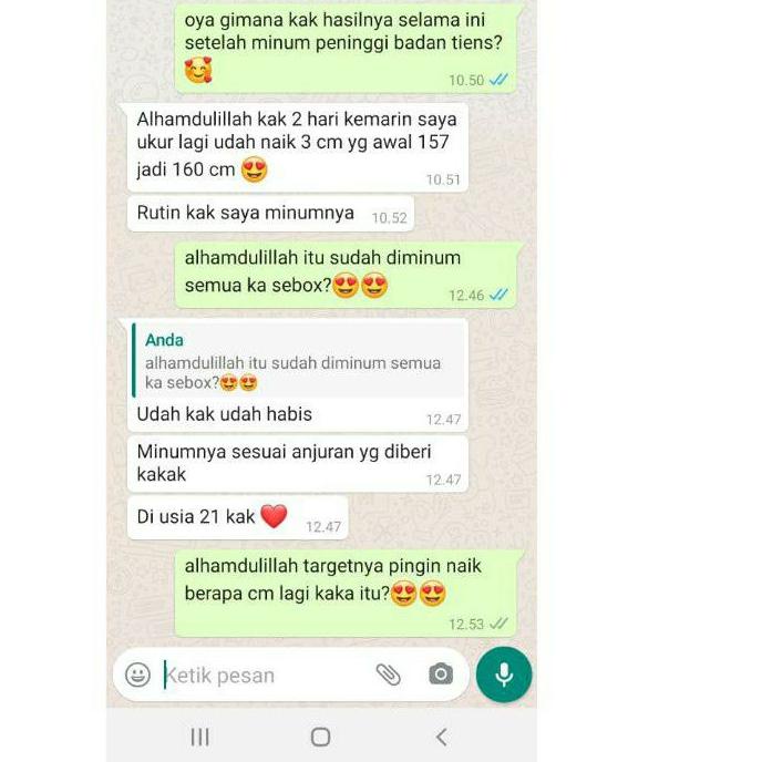 

New PAKET PENINGGI BADAN |SUSU NHCP DAN ZINC KAPSUL |TIENS, kl0....