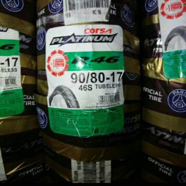 Ban Luar Tubeless 90 80 17 Corsa platinum R46