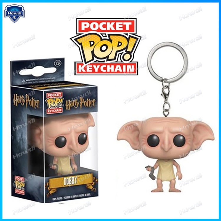 Funko POP Gantungan Kunci Action Figure Harry Potter Hermione Ron Snape Dobby