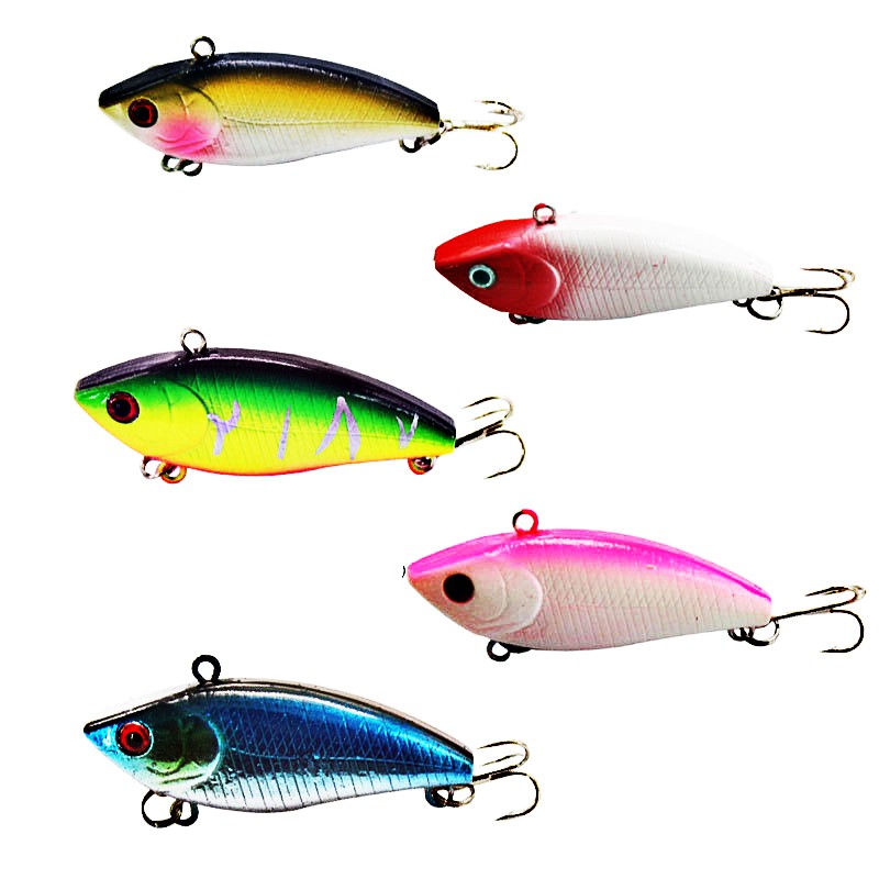 Shengyao 1Pcs New Sinking Umpan Pancing VIB Fishing Lure 5cm 5g Swimbait Jigging Bass Wobbler Kail Memancing Tackle