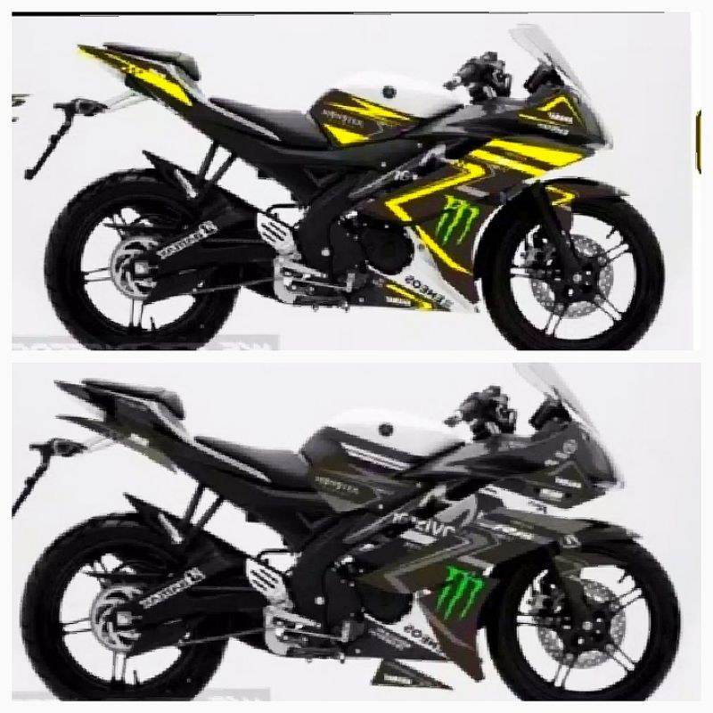 stiker motor striping yamaha R15 v2  decal yamaha r15  variasi R15