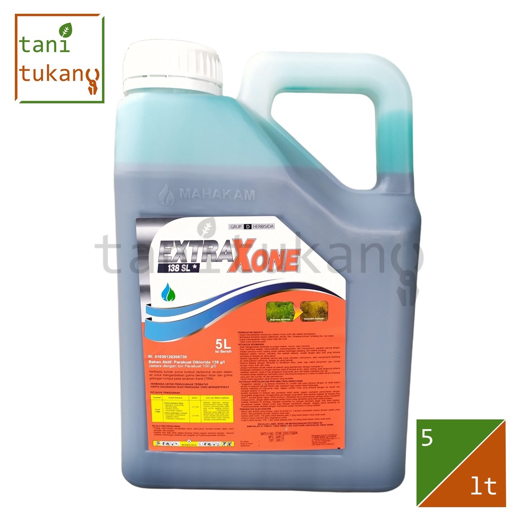 Herbisida Kontak Obat Rumput ExtraXone 138 SL 5 Liter