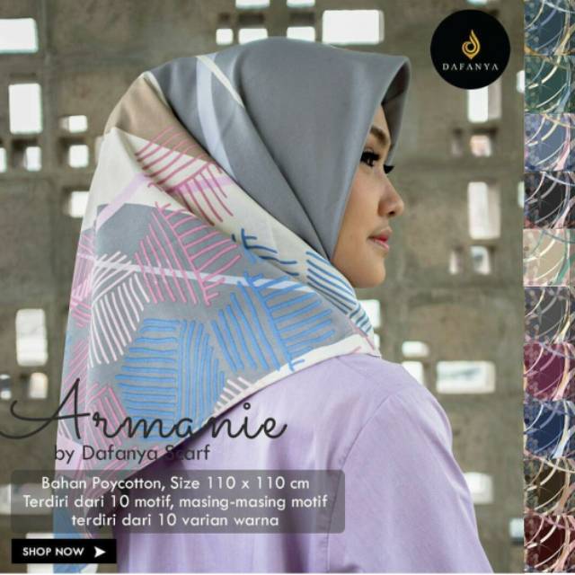 Jilbab segi 4 by dafanya scarf