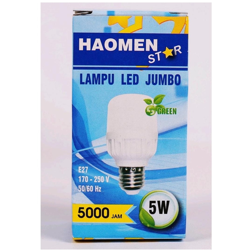 Lampu Led Jumbo/lampu led tbulb/merek Haomen Star 5w/10w/15w/20w/30w