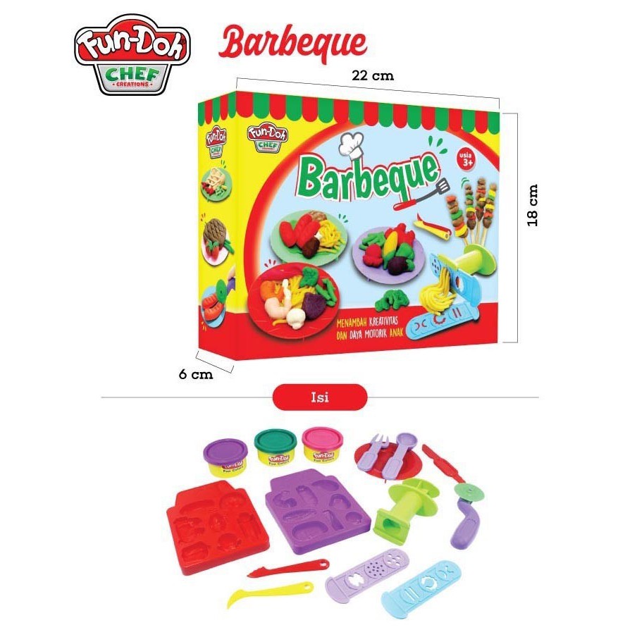 mwn.toys Fun doh Barbeque