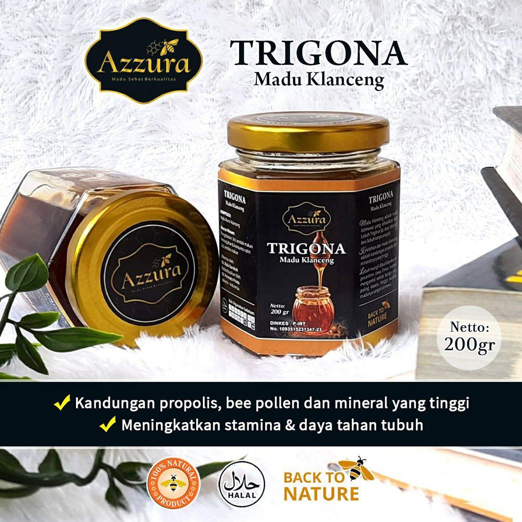

Madu Klanceng Trigona Hitam Azzura 200 Gr