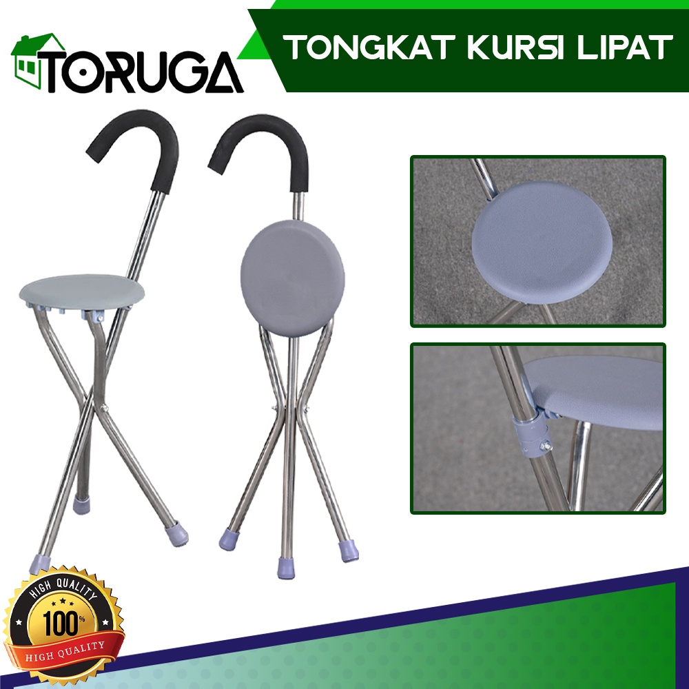 TONGKAT DUDUK / TONGKAT JALAN DUDUKAN / TONGKAT BANTU JALAN / ALAT BANTU JALAN / TONGKAT DUDUK SELLA