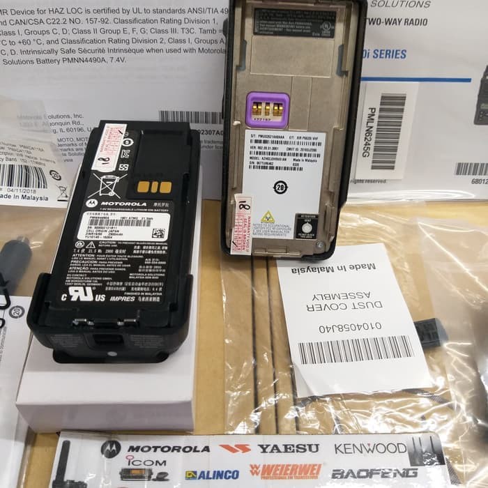 HT MOTOROLA XIR P6620i (intrisically safe) - HT MOTOROLA DIGITAL 6620i