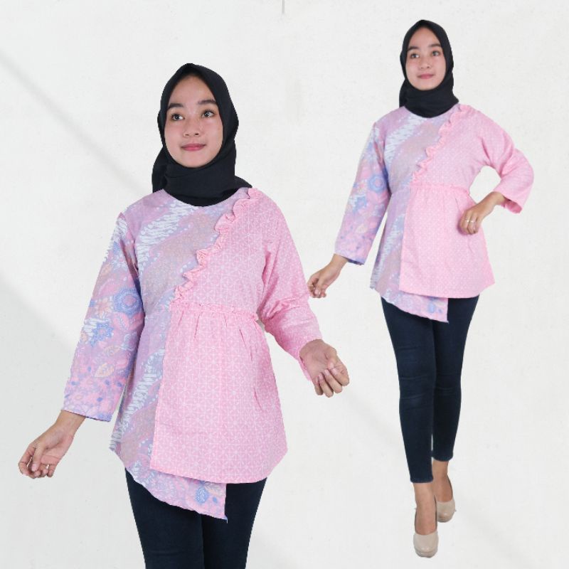 Blus Batik Soft Tali - NairaBatik