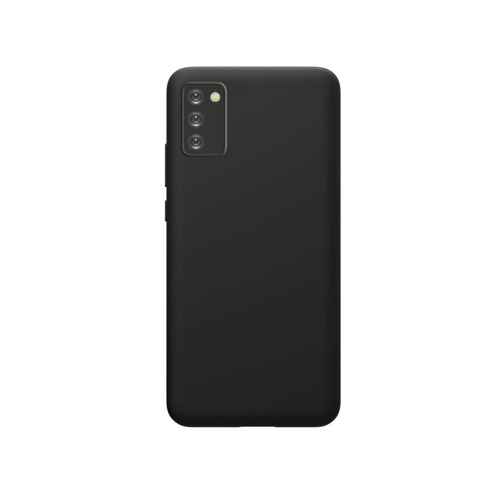 SoftCase Macaron Black Samsung A34 5G/A54 5G/A04E/M32 M52 M12 A12 A22 4G A32 M23 5G A02S TPU Full Black matte Protection Camera Non Slip Premium case