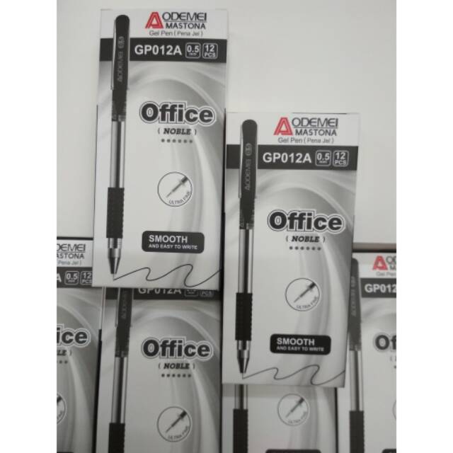 

Pulpen Gel Office Mastona uk 0.5 mm isi 12 pcs