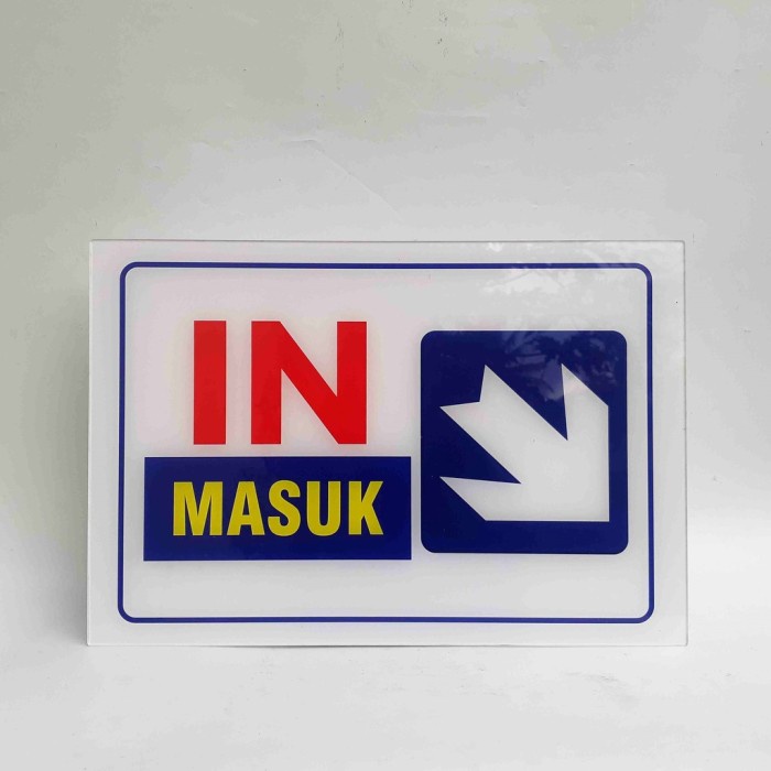 

Akrilik Sign In - Masuk - Akrilik Penanda Akses Masuk
