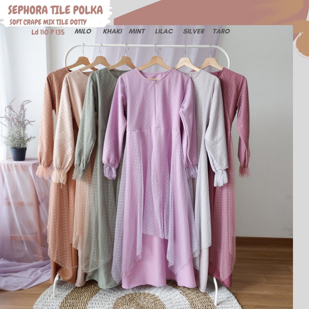 SEPHORA TILE DRESS/DRESS TILE PESTA/DRESS MATERNITY/DRESS TILE /DRESS TILE LD 100/DRESS SERAGAMAN