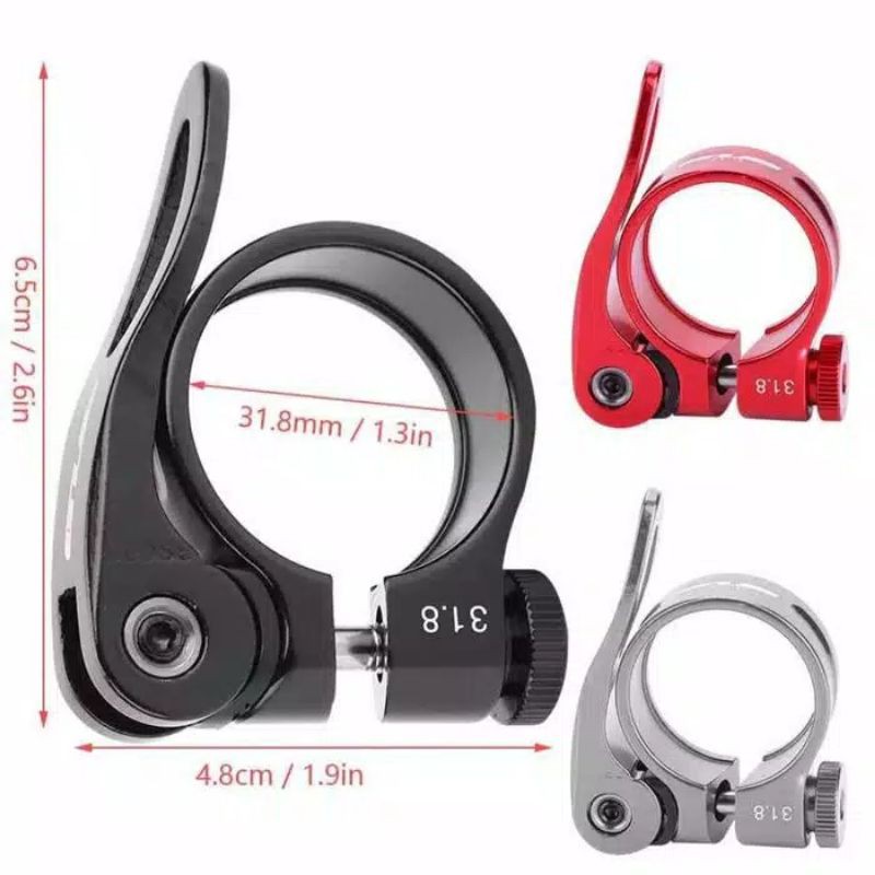 seatpost clamp Gub 31.8 penjepit sadel sepeda alumunium cnc