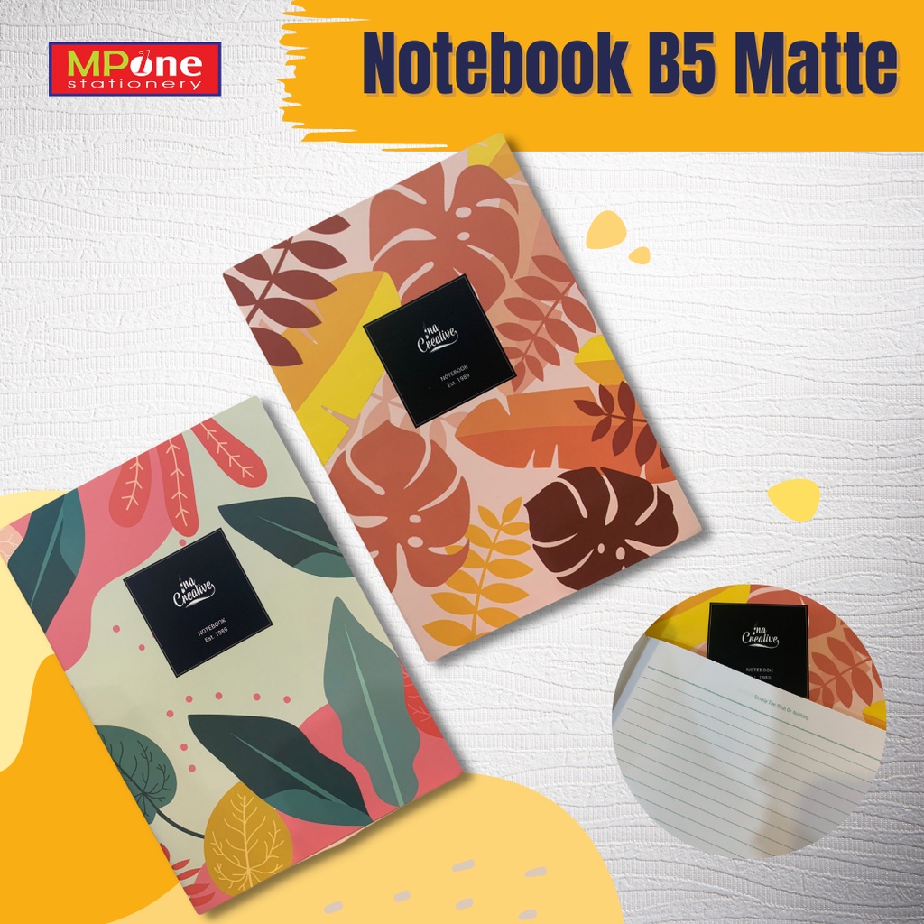

NOTEBOOK B5 MATTE BUKAN HARDCOVER