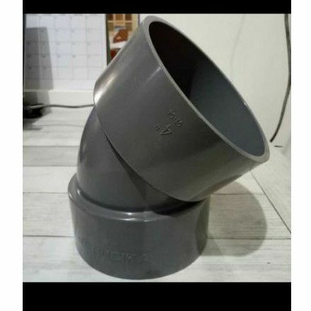 Keni PVC 4" Rucika D 45' / PVC Keni 4" D 45 Derajat / PVC Keni 4" 45'