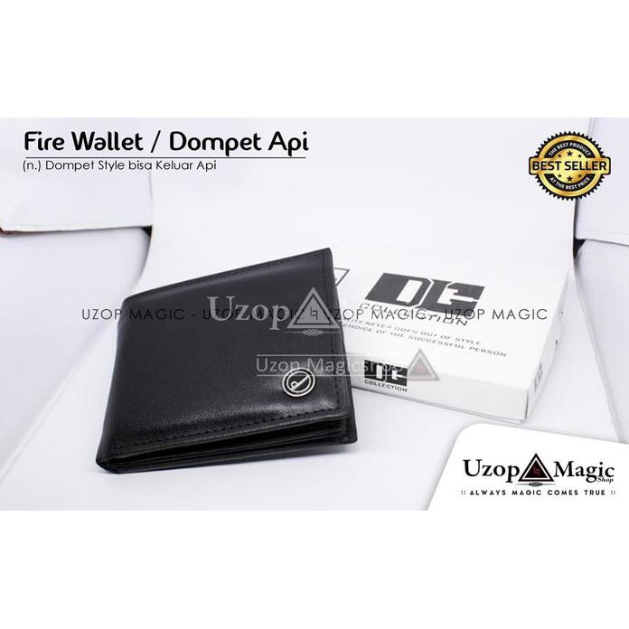 Dompet Api High Quality (Fire Wallet, Alat Sulap, Dompet Sulap)