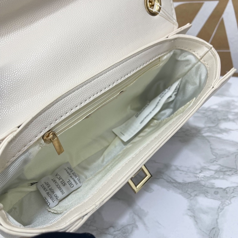 [FOTO ASLI] Tas Wanita Clara Sling Bag Kulit Sintetis Tali Rantai Panjang Trendy Import RZ Bag