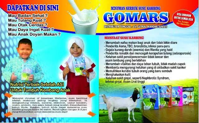 Gomars Susu Kambing Etawa Bubuk Vanilla Coklat Shopee Indonesia