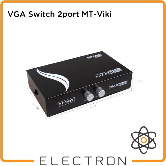 VGA Switch 2port MT-Viki Switcher 2 Input to 1 Output