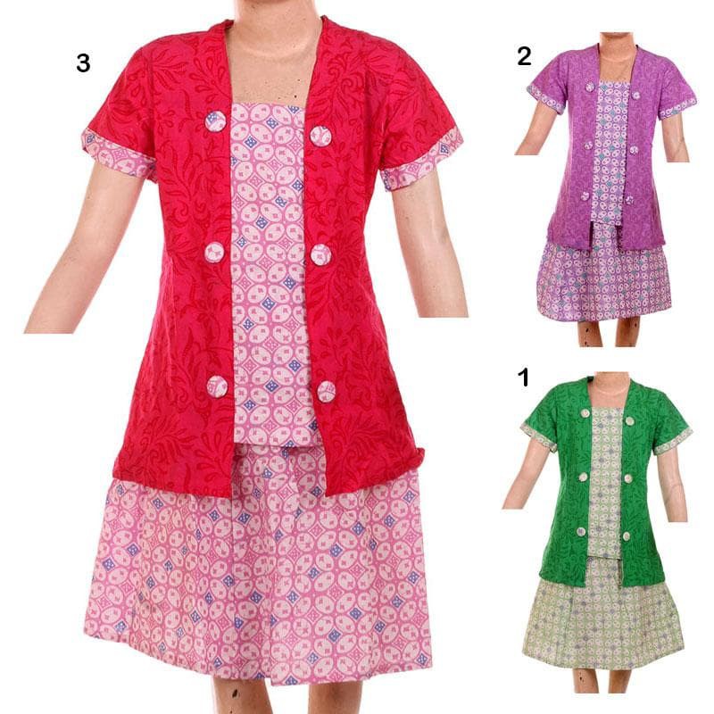 Setelan Kebaya Anak ( Kebaya Anak Kutubaru )+ Rok