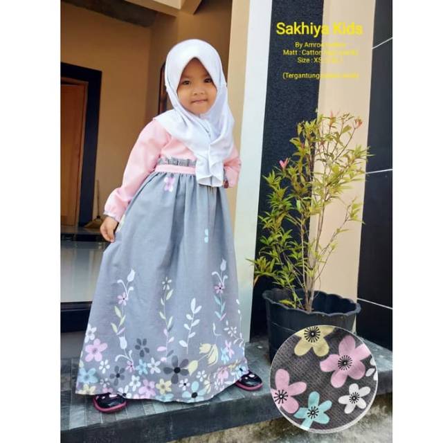 PROMO Gamis anak syari murah grosir size XS (1-2Th)