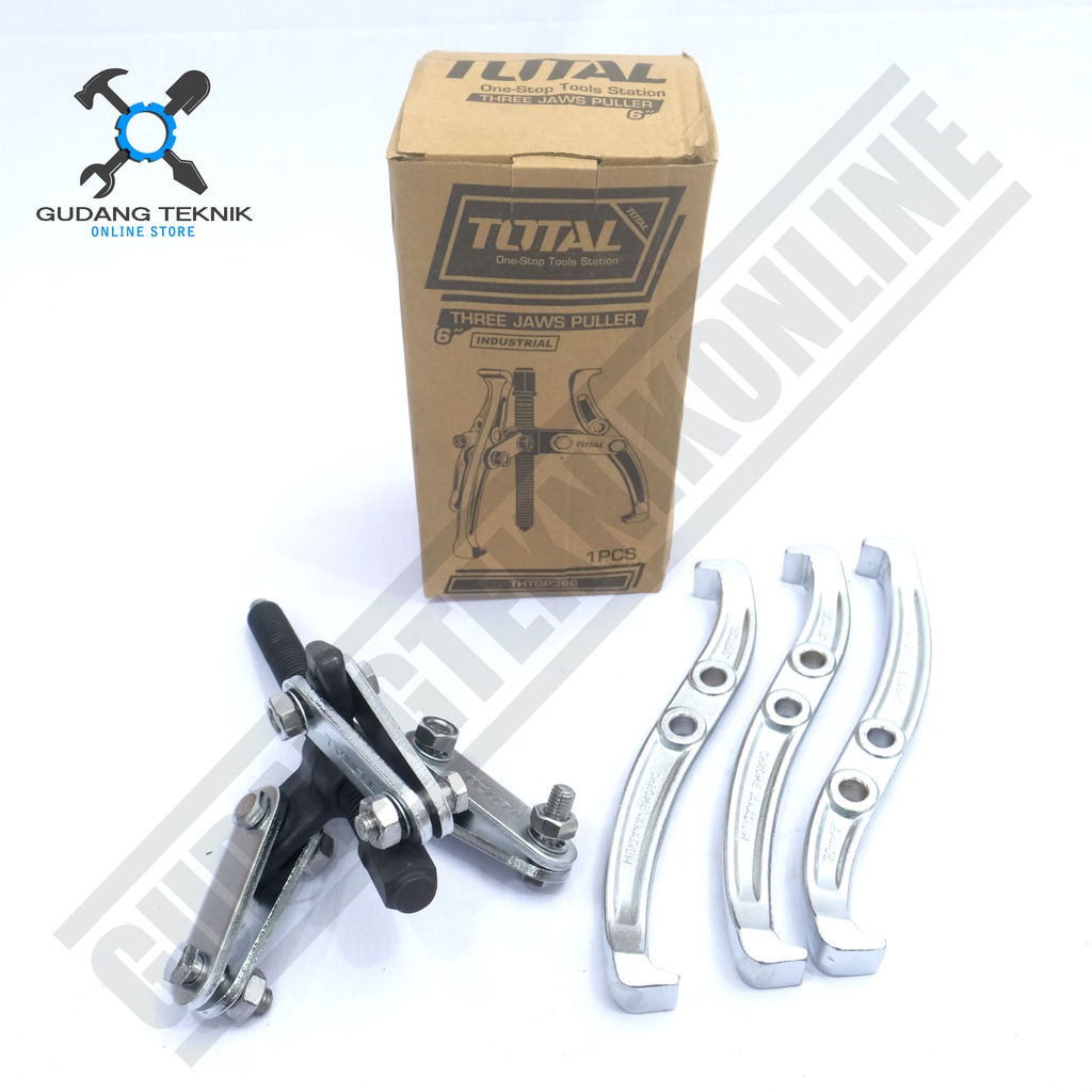 Treker Kaki 3 6&quot; TOTAL THTGP366 / Treaker Bearing Three Jaws Puller 3in1 Multifungsi TOTAL 366