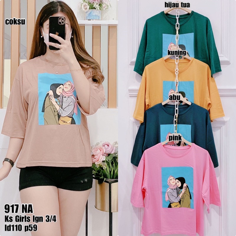 CEK STOCK Atasan kaos 917