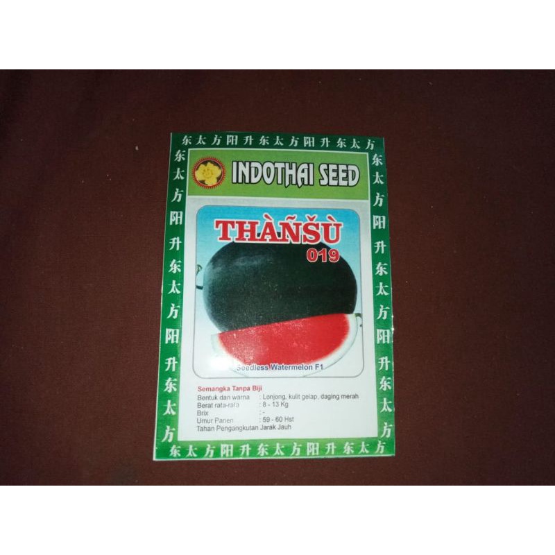 Benih Semangka Lonjong Nonbiji THANSU 019