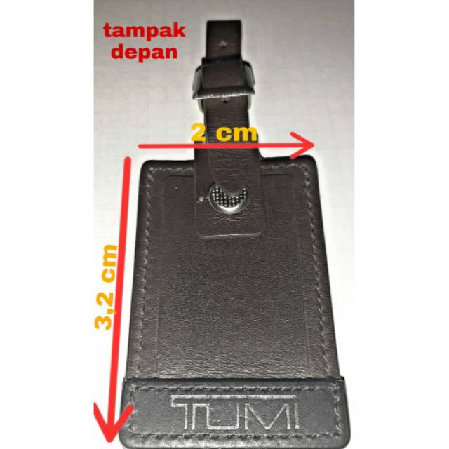 Tumi Luggage tag besar