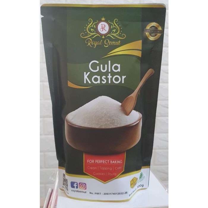 

Siap Kirim Royal Gula Castor / Caster Sugar 500 Gr / Castor Sugar Powder Halus