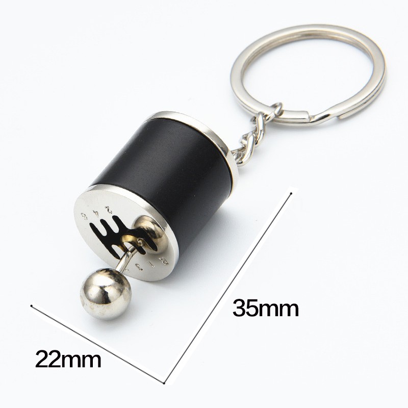 Gantungan Kunci Gear Box Mobil Untuk Pria Wanita Imitasi 6speed Manual Car Styling Keyring Gear Knob Shift Gearbox Stick Hadiah Car Interior Keyring Keyfob Gantungan Kunci