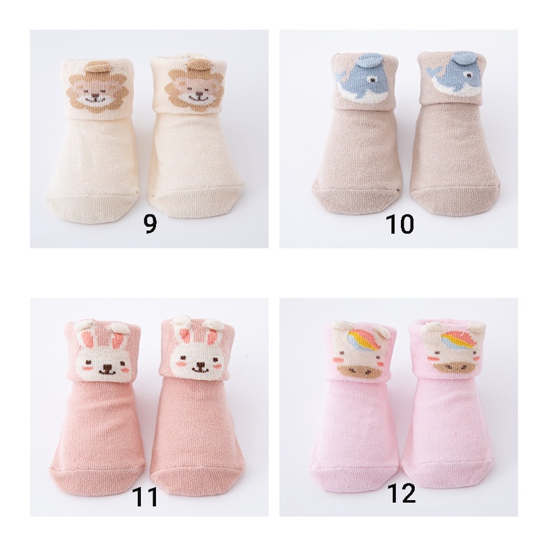 (Pimenova) Kaos Kaki baby Anak Bayi Laki Laki Perempuan Newborn Import